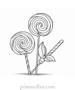 candy coloring page free