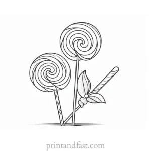 candy coloring page free