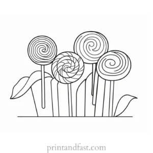 candy coloring page online