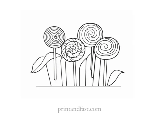 candy coloring page online