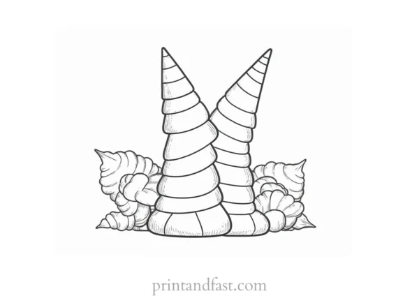 candy corn coloring page Halloween