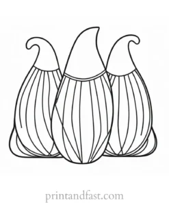 candy corn coloring page craft