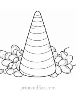 candy corn coloring page creative