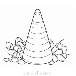 candy corn coloring page creative