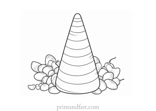 candy corn coloring page creative