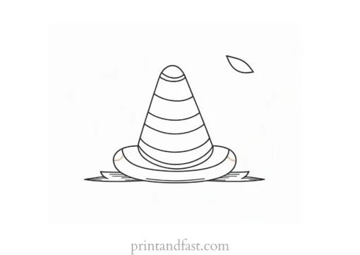 candy corn coloring page design