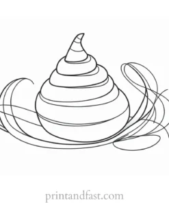 candy corn coloring page easy