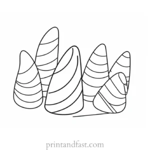 candy corn coloring page festive