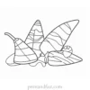 candy corn coloring page fun