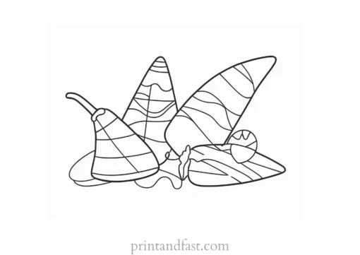 candy corn coloring page fun