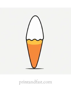 candy corn coloring page kindergarten