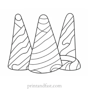 candy corn coloring page printable