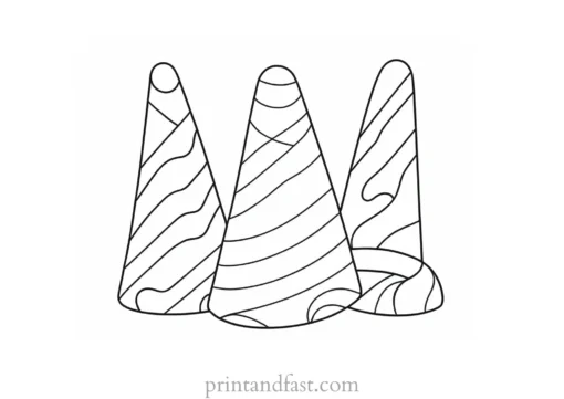 candy corn coloring page printable