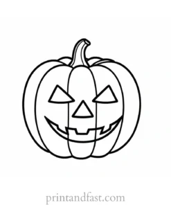 coloring page halloween pumpkin