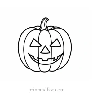 coloring page halloween pumpkin