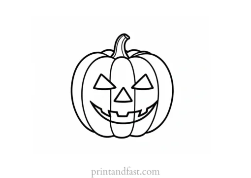 coloring page halloween pumpkin