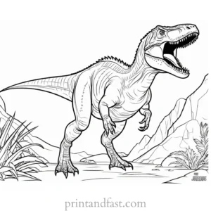 indominus rex coloring page Jurassic world