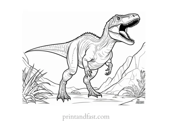 indominus rex coloring page Jurassic world