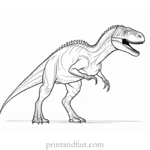 indominus rex coloring page body