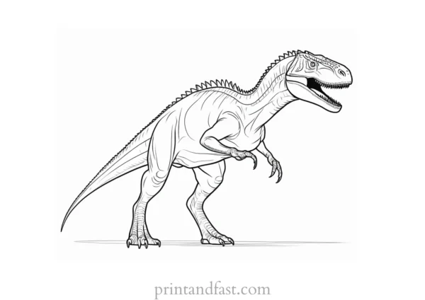 indominus rex coloring page body