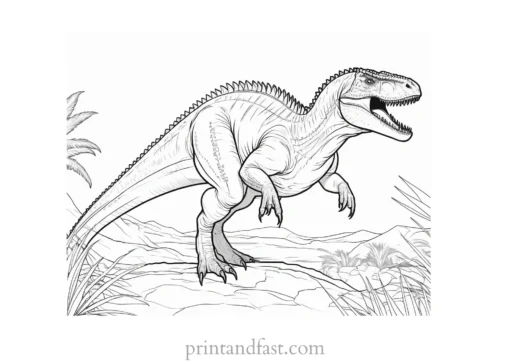 indominus rex coloring page detailed