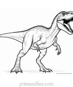 indominus rex coloring page dino