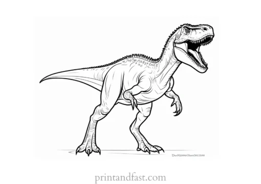 indominus rex coloring page dino