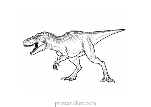 indominus rex coloring page online