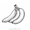 intricate banana coloring page