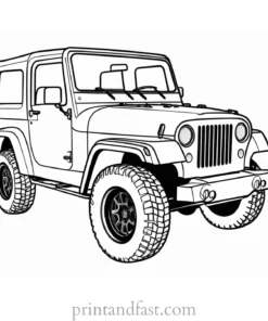 jeep coloring page online