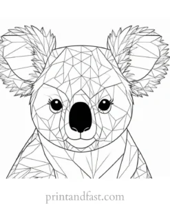 koala Coloring Page for Kids