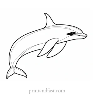 orca coloring page printable