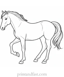 pony coloring page beautiful