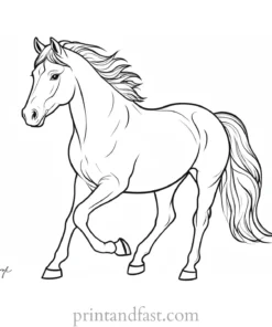 pony coloring page boyish