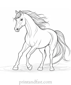 pony coloring page fantasy