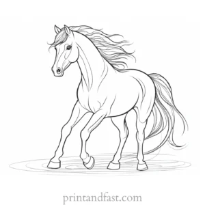 pony coloring page fantasy