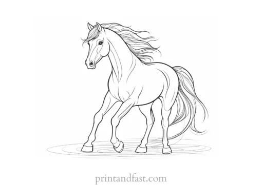 pony coloring page fantasy