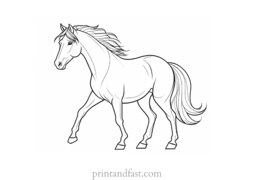 pony coloring page fun