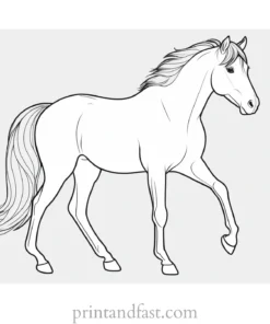 pony coloring page printable