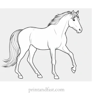 pony coloring page printable