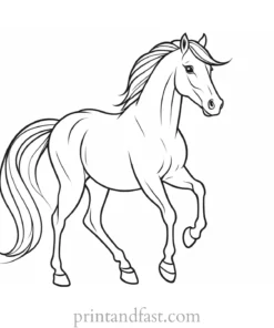 pony coloring page simple