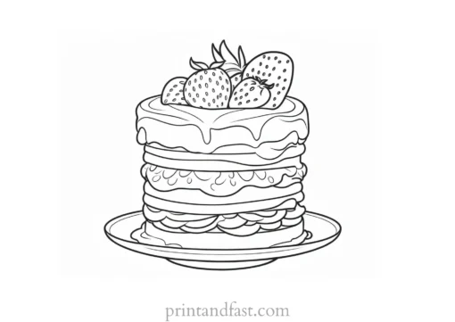 strawberry shortcake coloring page free