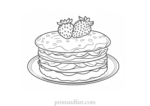 strawberry shortcake coloring page interactive