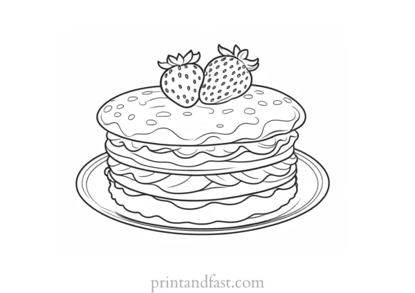 strawberry shortcake coloring page interactive