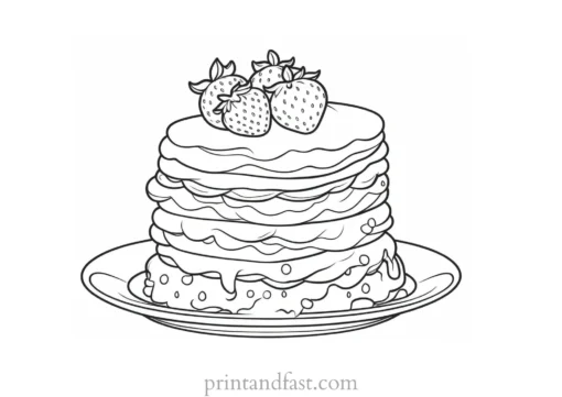 strawberry shortcake coloring page printable