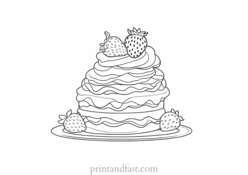 strawberry shortcake coloring page with pets