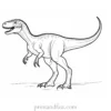 trex coloring page dinosaur