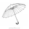 umbrella coloring page for adults