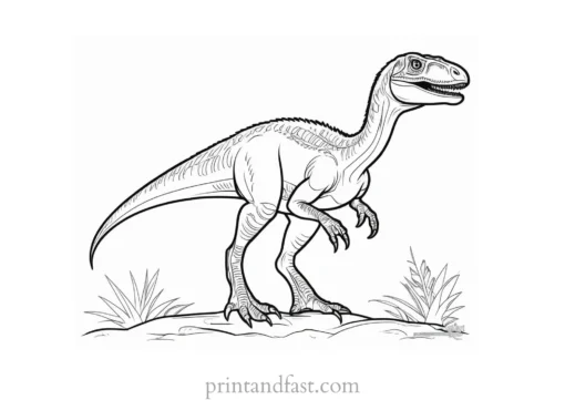 velociraptor coloring page jurassic world