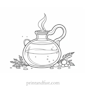 witch Potion Coloring Page